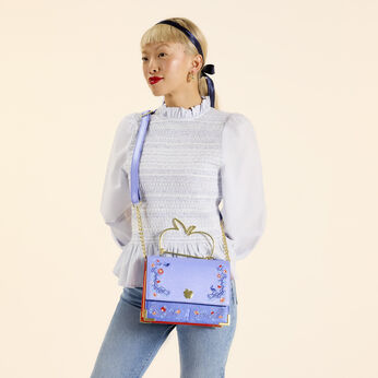 Snow White Shimmer Crossbody Bag, Image 2